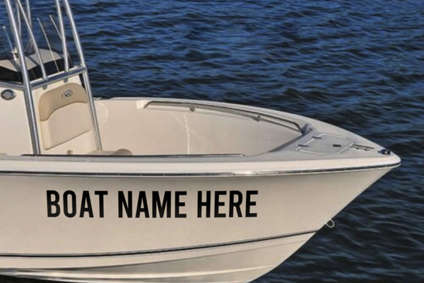 Vinyl Boat Lettering That’s Built to Last