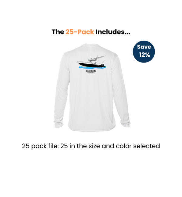 Bulk Pack - Dri-Fit Long Sleeve Shirts - Single Size