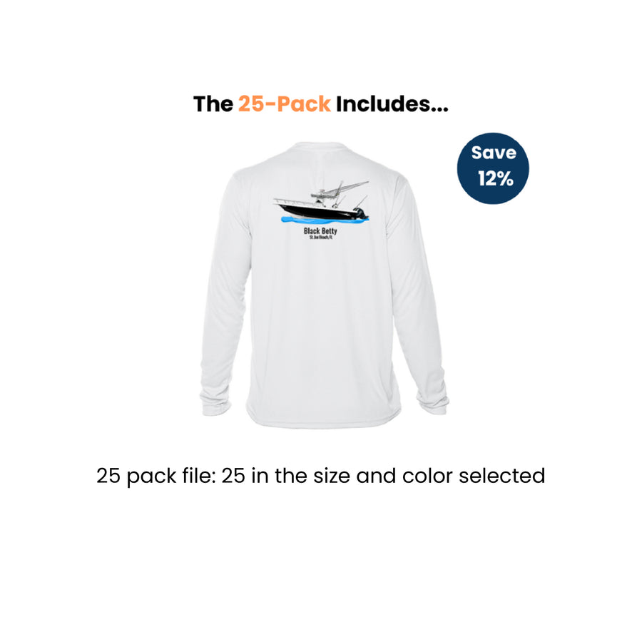 Bulk Pack - Dri-Fit Long Sleeve Shirts - Single Size