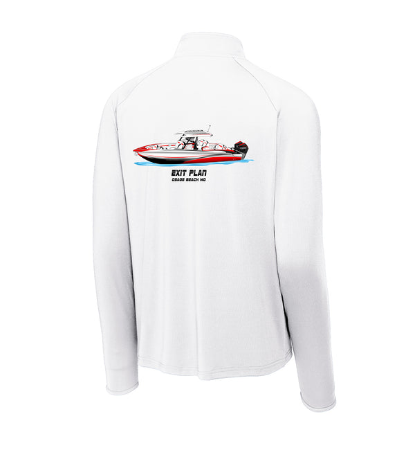 Mens Custom Quarter Zip Performance Pullover