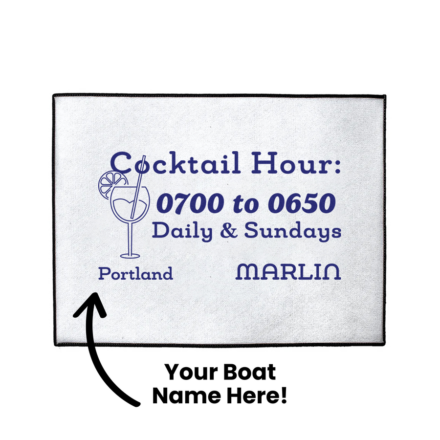Custom Cocktail Dock Mat