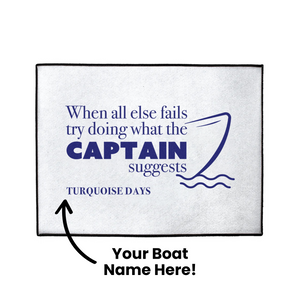 Custom Captain's Suggestion Dock Mat