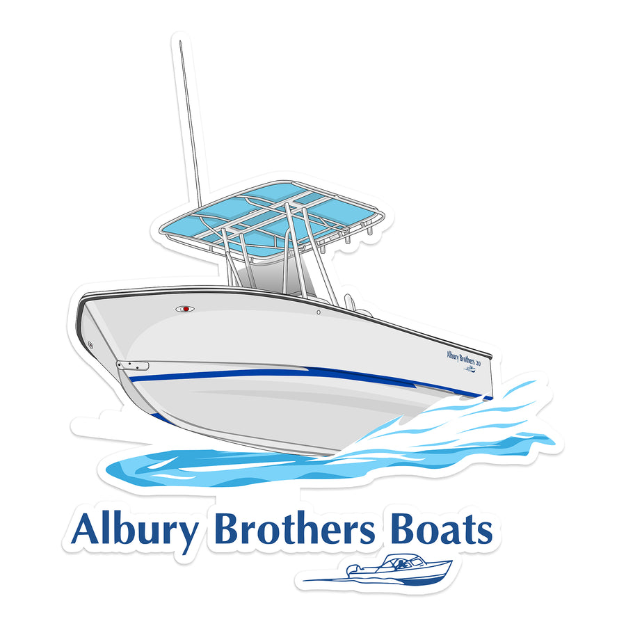 Albury Kiss-Cut Boat Stickers