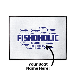 Custom Fishoholic Dock Mat
