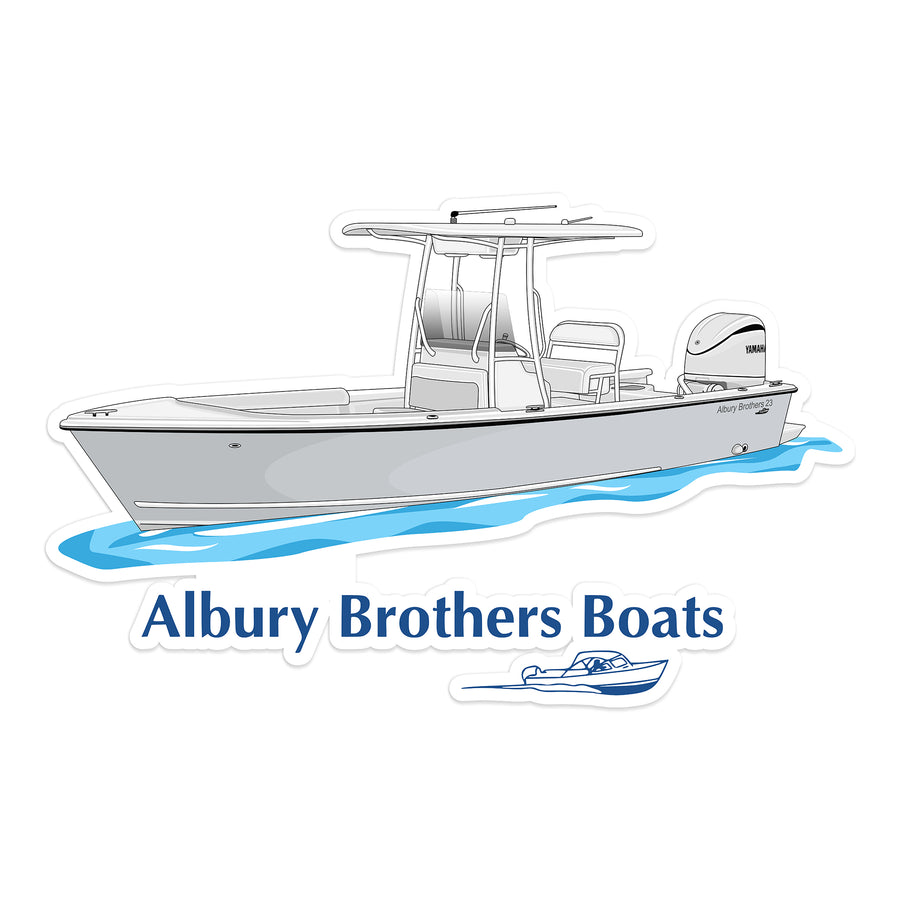 Albury Kiss-Cut Boat Stickers