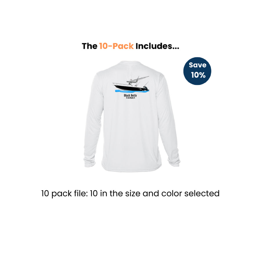 Bulk Pack - Dri-Fit Long Sleeve Shirts - Single Size