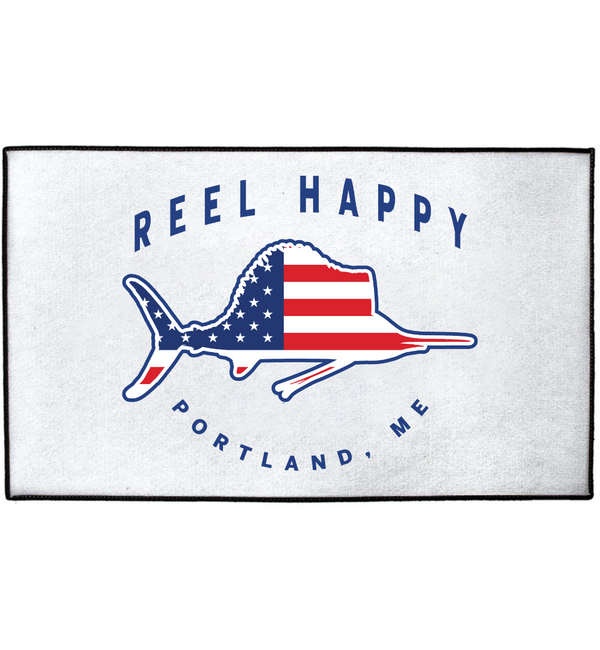 Custom Stars & Stripes Billfish Dock Mat