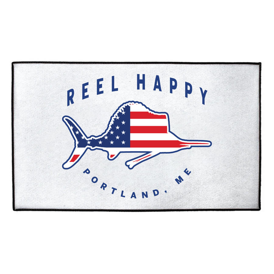 Custom Stars & Stripes Billfish Dock Mat