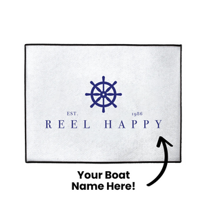 Custom Modern Ship Wheel Dock Mat