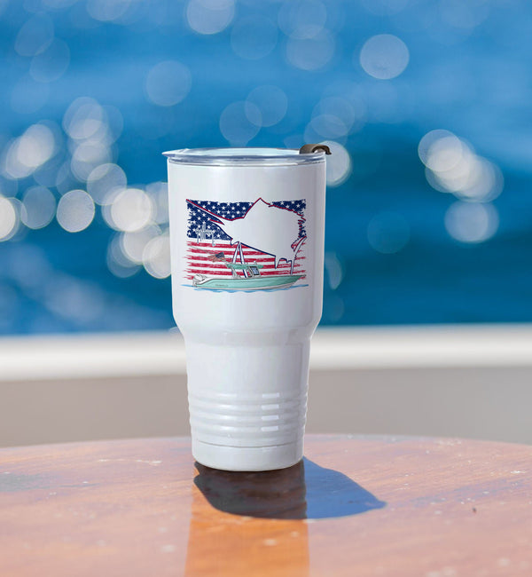 Guy Harvey Glory Sails Custom 30 oz XL Insulated Tumbler