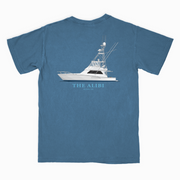 Alibi Custom Cotton Boat T-Shirts - With Front Pocket