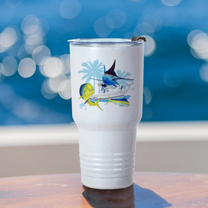 Guy Harvey Blue Marlin & Mahi Custom 30 oz XL Insulated Tumbler