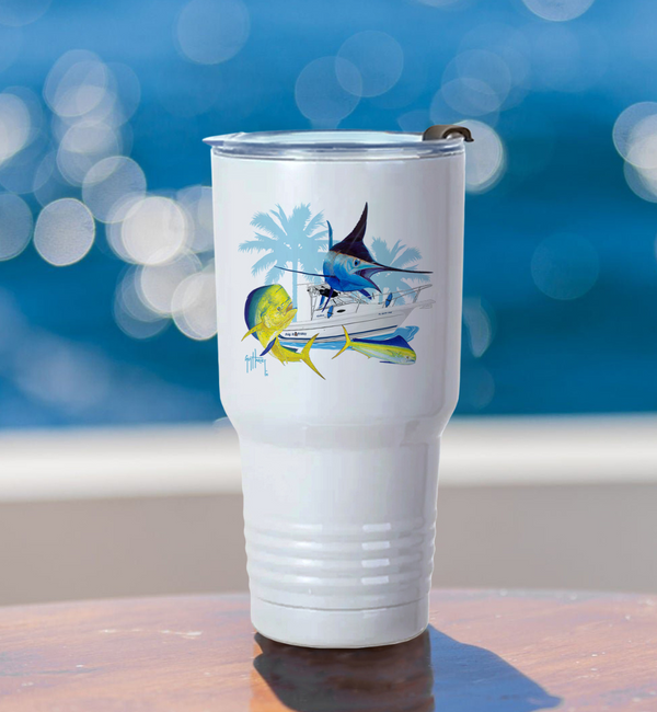 Guy Harvey Blue Marlin & Mahi Custom 30 oz XL Insulated Tumbler