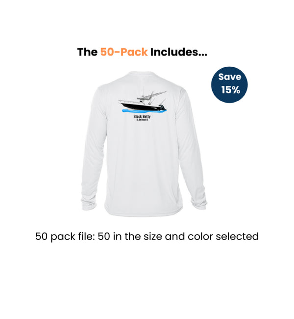 Bulk Pack - Dri-Fit Long Sleeve Shirts - Single Size