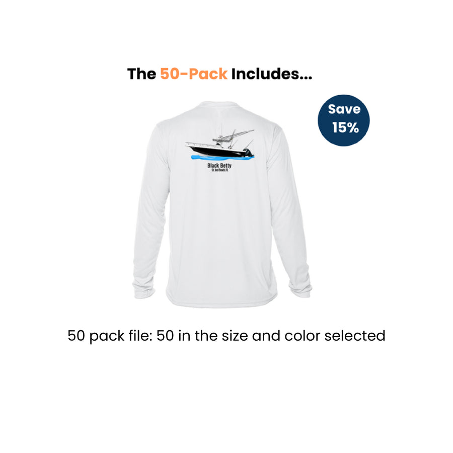 Bulk Pack - Dri-Fit Long Sleeve Shirts - Single Size