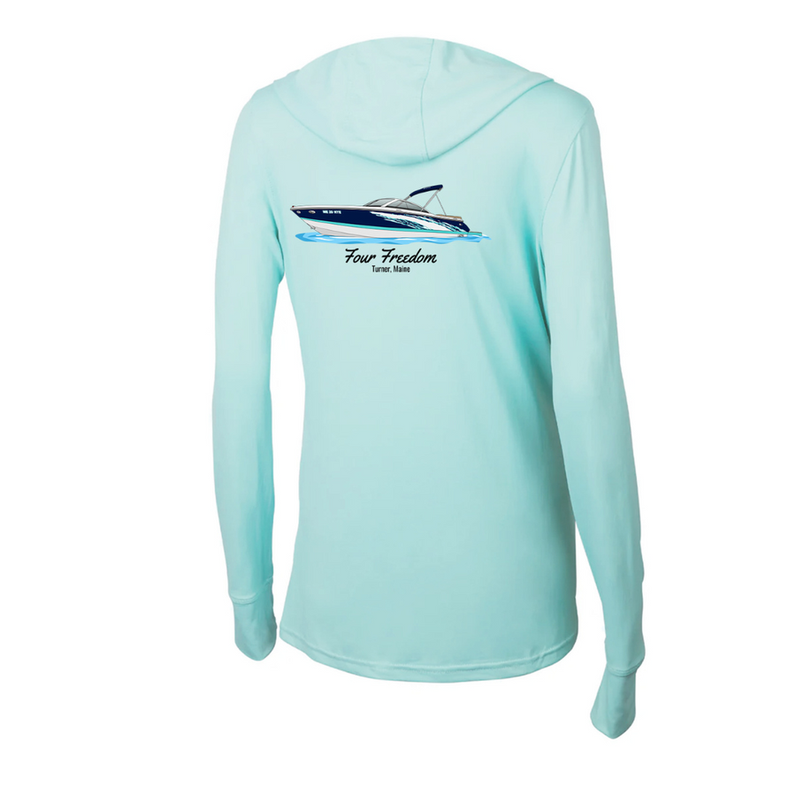 Pelagic Womens Dri-Fit Fishing Hoodie
