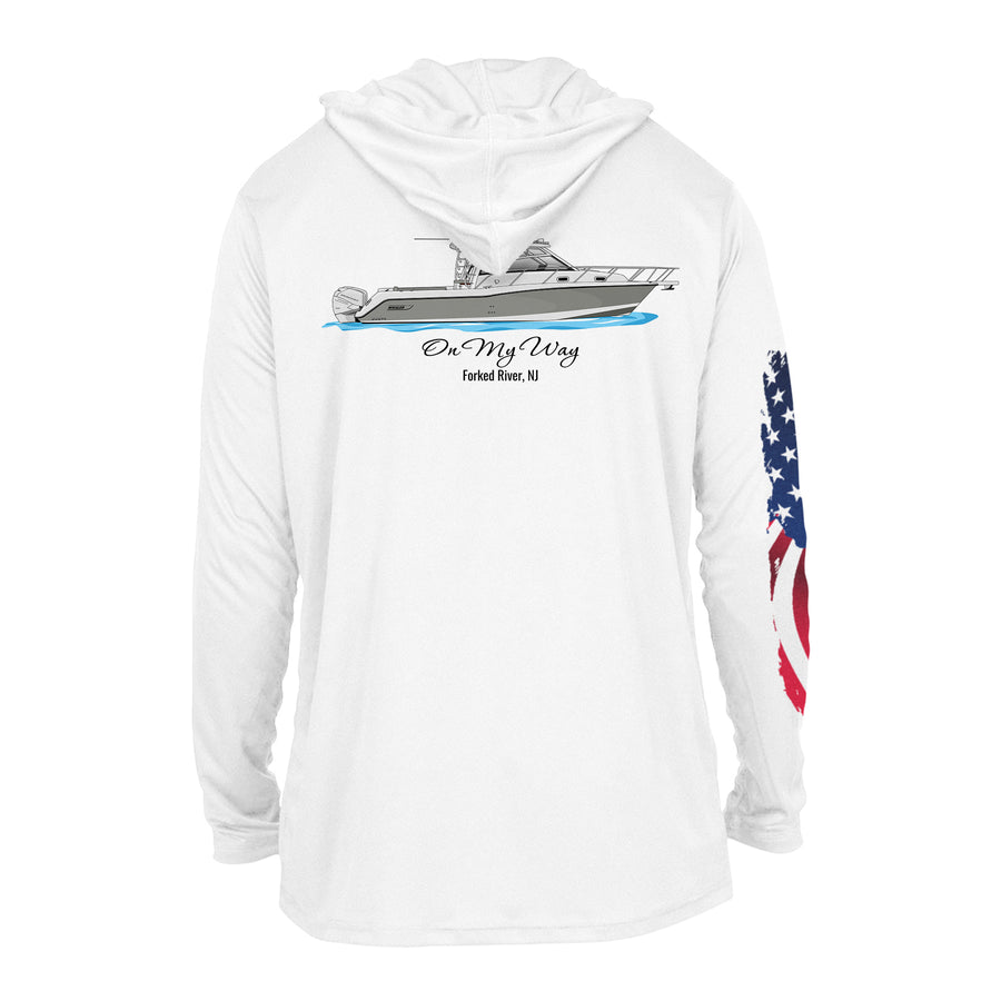 American Flag Dri-Fit Hoodie Custom Shirts