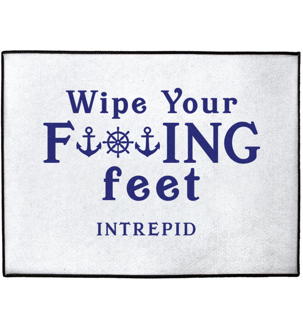 Custom Wipe Your Feet Dock Mat