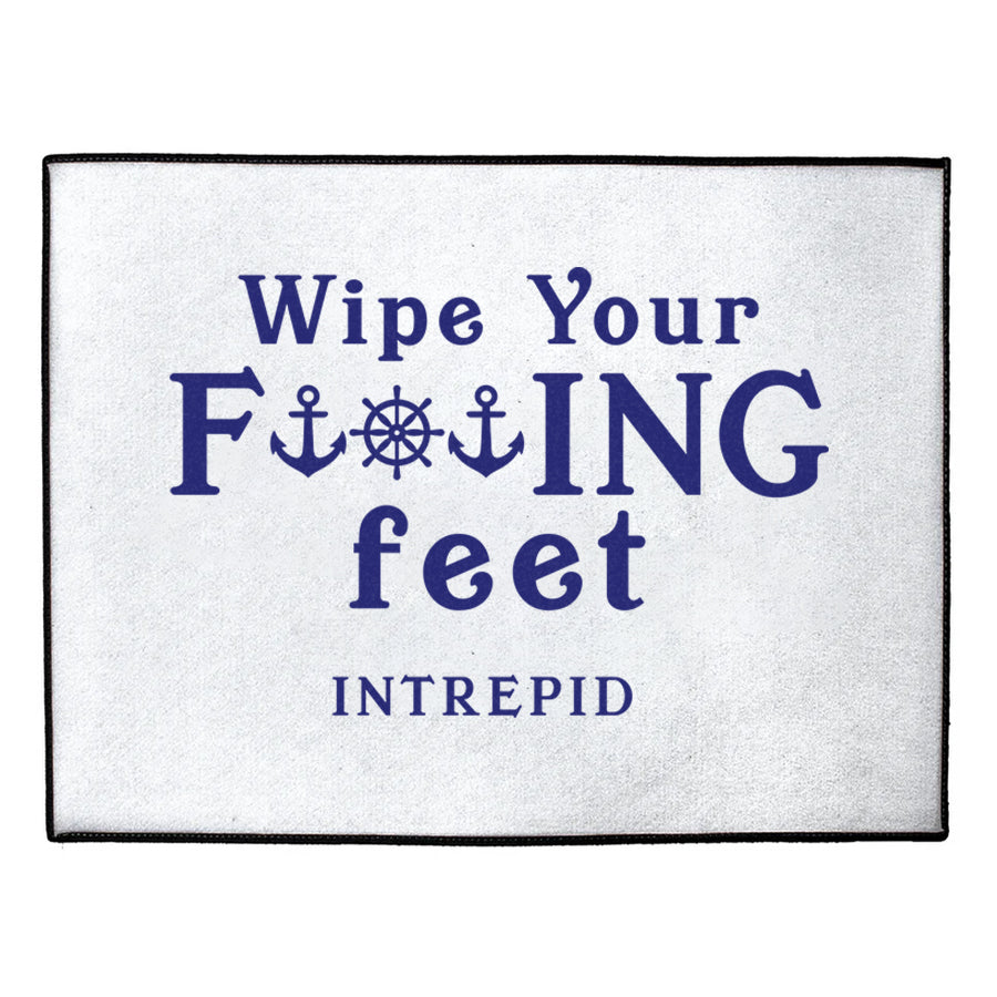 Custom Wipe Your Feet Dock Mat