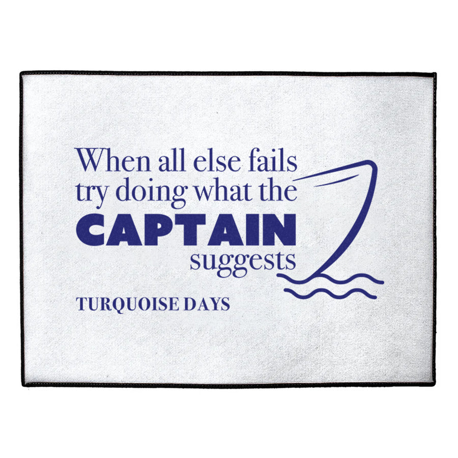 Custom Captain's Suggestion Dock Mat