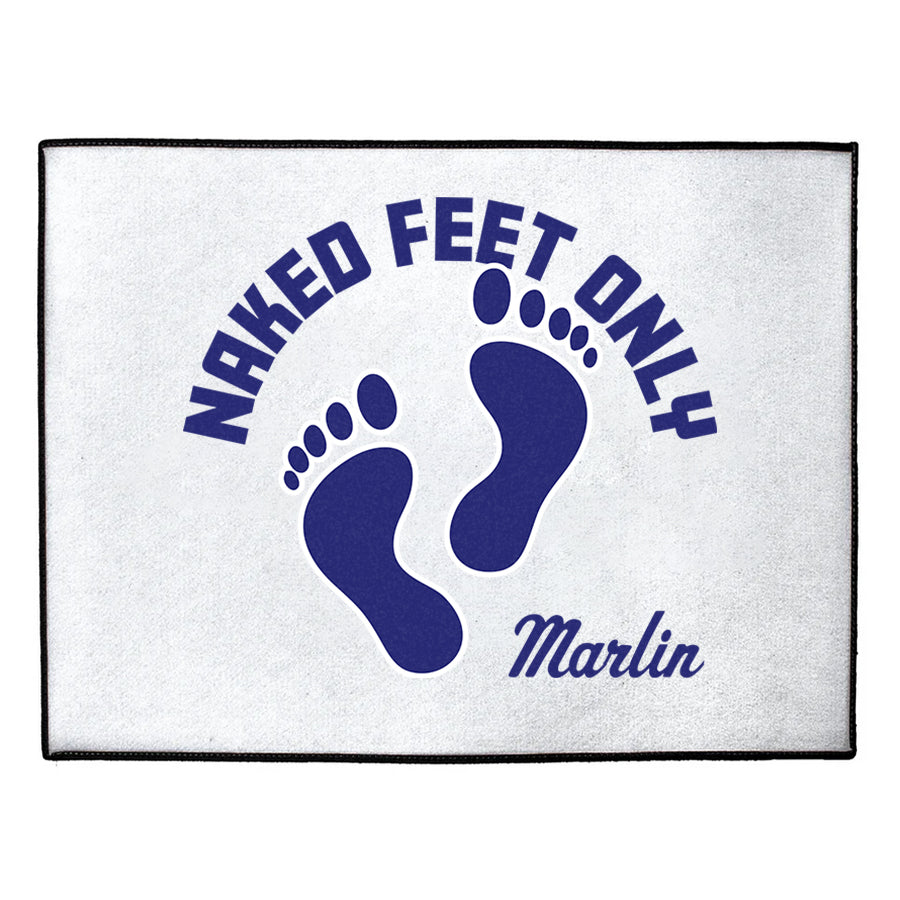 Custom Naked Feet Dock Mat
