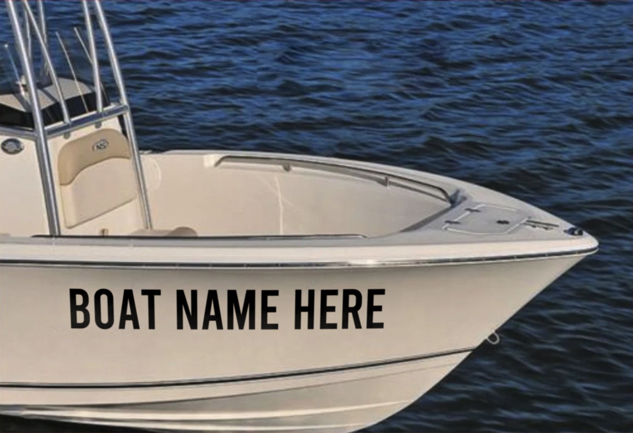 Boat Name Decal