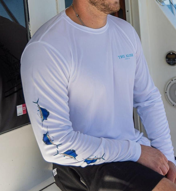 Fish-Sleeve Dri-Fit Long Sleeve Custom Shirts