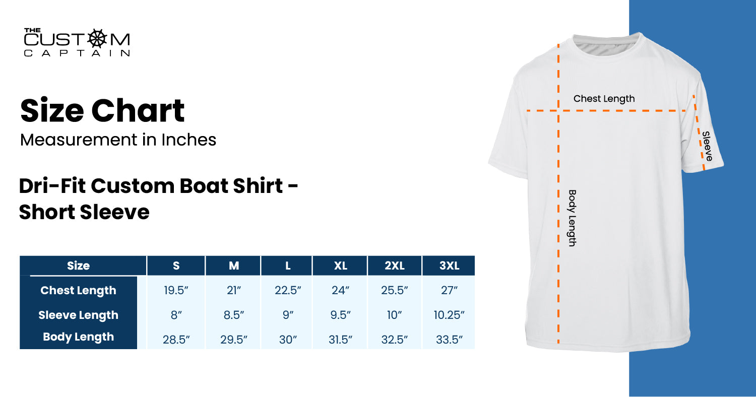 Chart mens short sleeve dri fit
