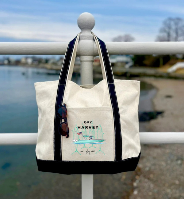 Guy Harvey Rig Masters Custom Boat Tote Bags