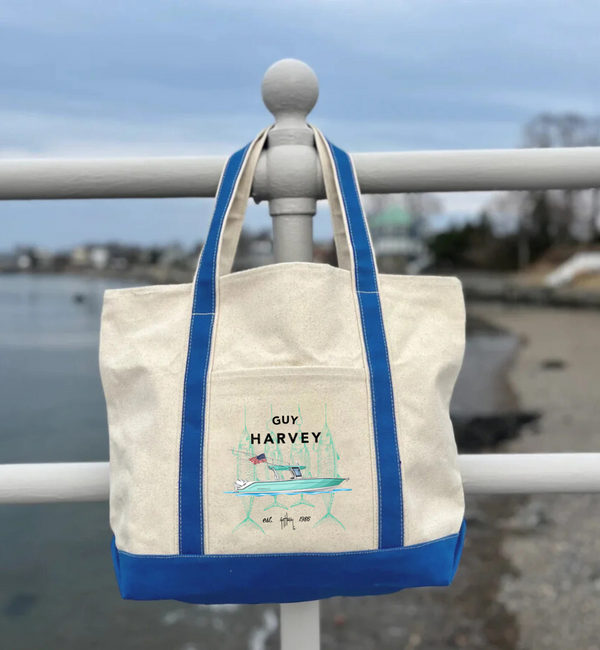 Guy Harvey Rig Masters Custom Boat Tote Bags