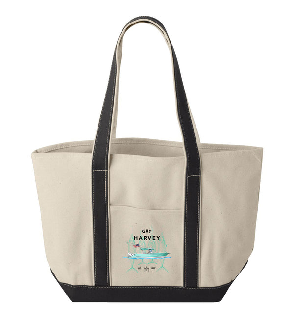 Guy Harvey Rig Masters Custom Boat Tote Bags