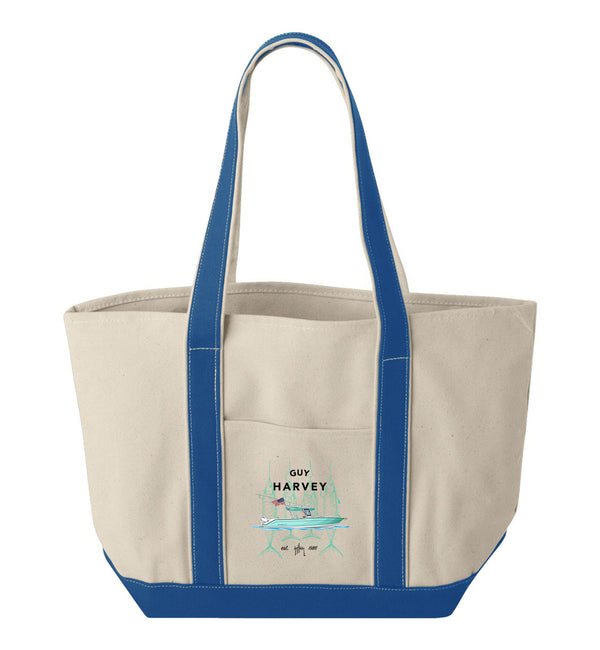 Guy Harvey Rig Masters Custom Boat Tote Bags
