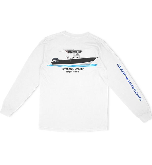 Grady White Cotton Long Sleeve Custom Shirts