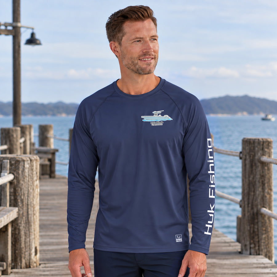 Custom HUK Men's LoPro Pursuit Long Sleeve T-Shirt