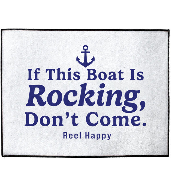 Custom This Boat Is Rocking Dock Mat