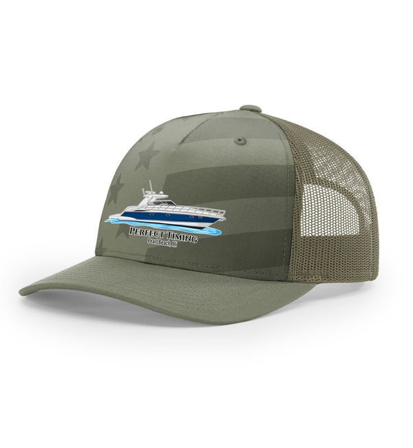 Custom Stars & Stripes Trucker Hat