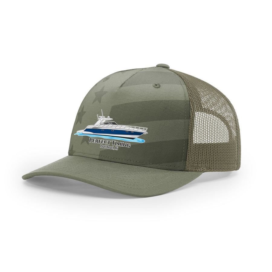 Custom Stars & Stripes Trucker Hat