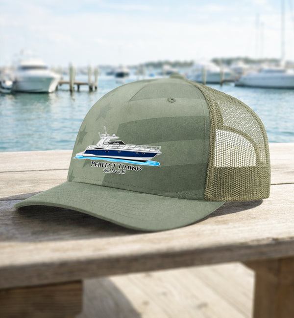 Custom Stars & Stripes Trucker Hat