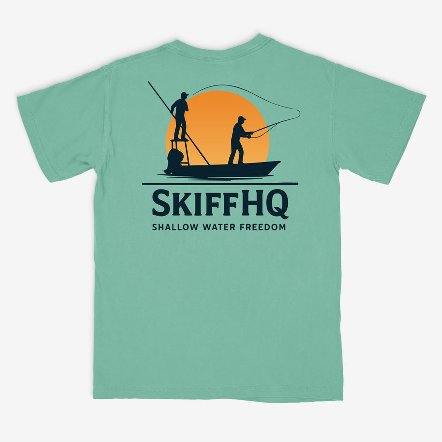 SkiffHQ Cotton Boat T-Shirts - With Front Pocket