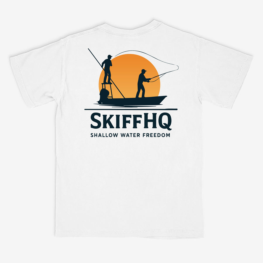 SkiffHQ Cotton Boat T-Shirts - With Front Pocket