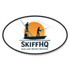 SkiffHQ Oval Boat Stickers