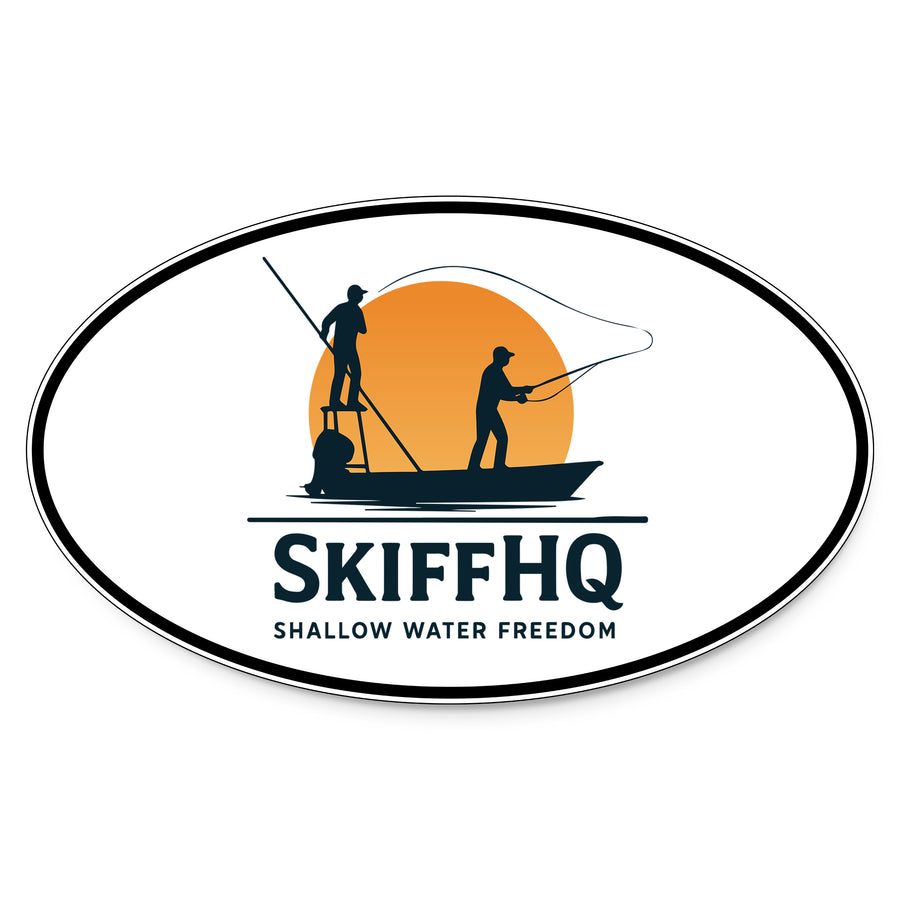 SkiffHQ Oval Boat Stickers
