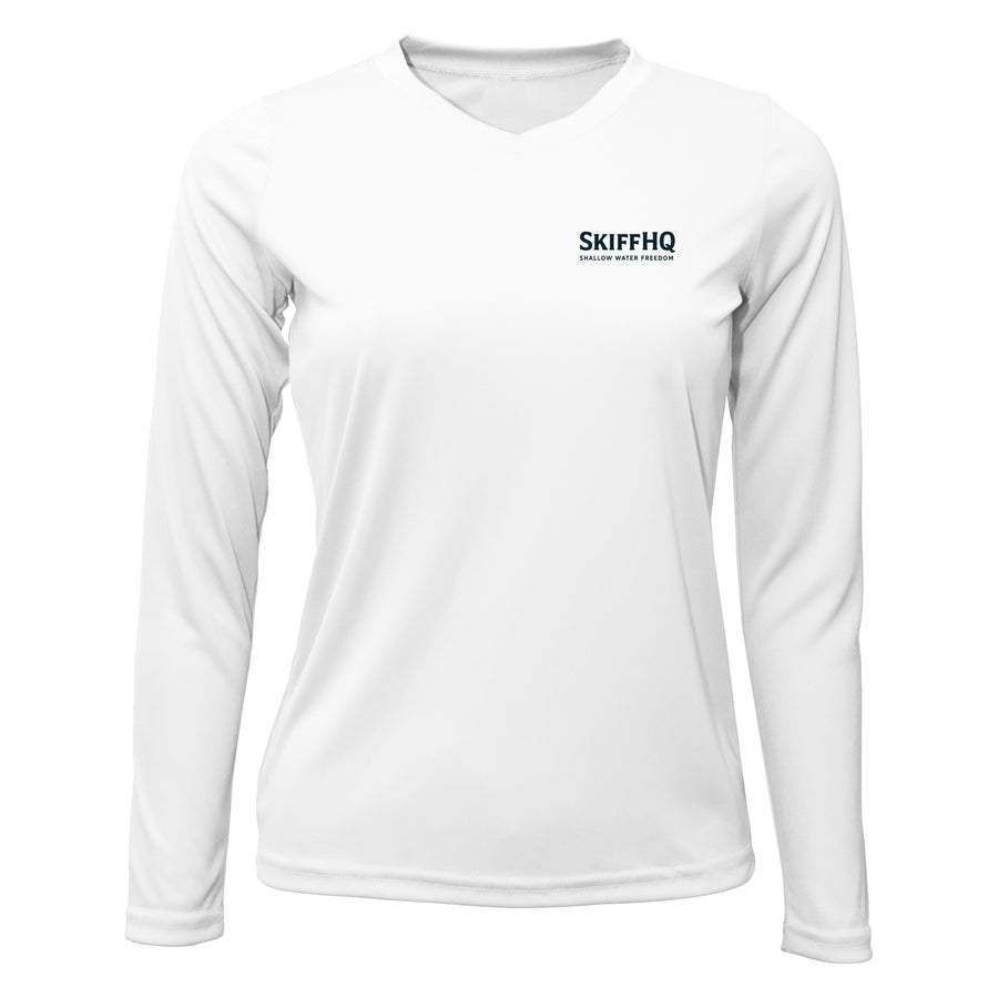 SkiffHQ Womens Dri-Fit Custom Boat Shirts - Long Sleeve