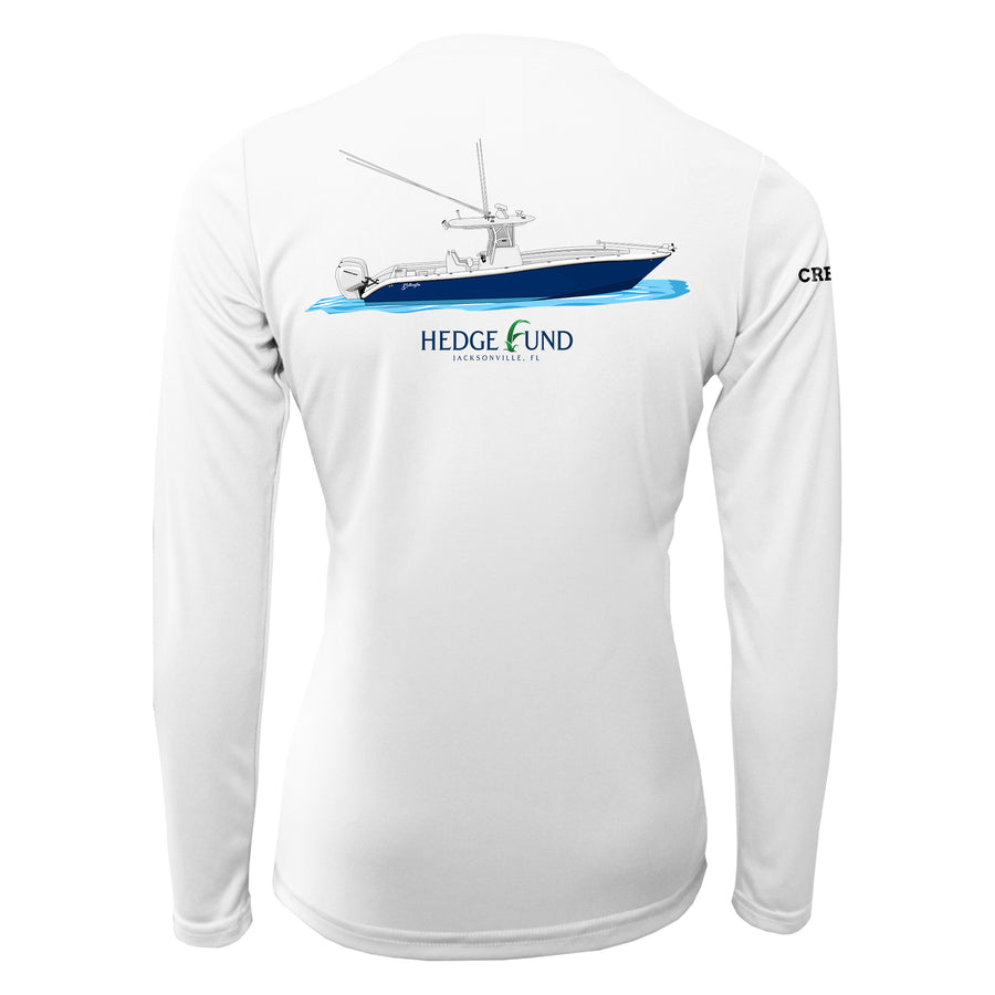 Womens Captain & Crew Drifit Custom Boat Shirts - Long Sleeve