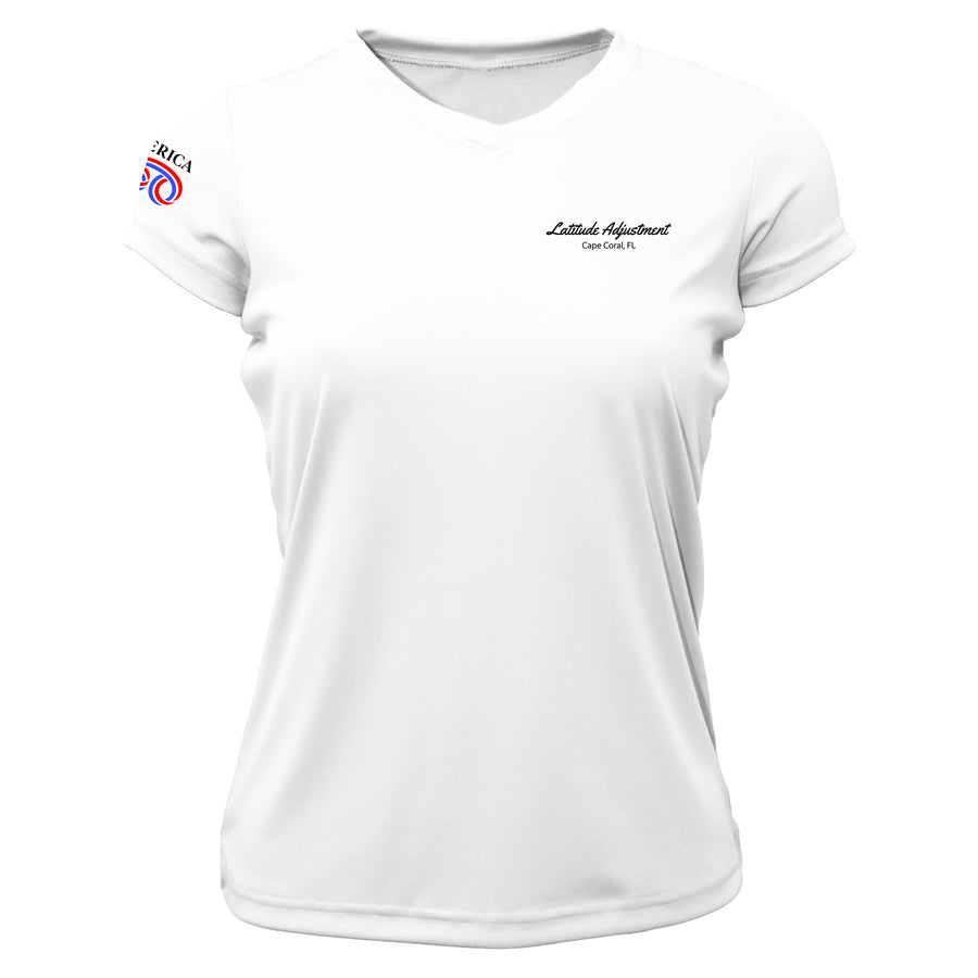 America 250 Womens Dri-Fit Short Sleeve Custom Shirts