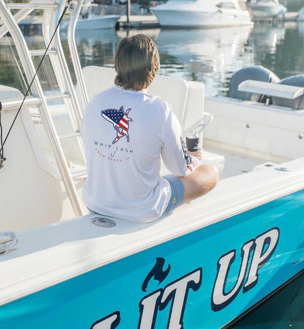 Custom Stars and Stripes Long Sleeve Dri-Fit Shirts