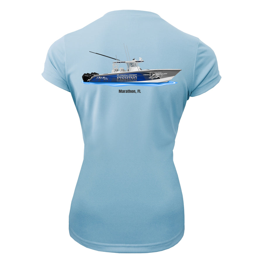 FSFTV Womens Dri-Fit Boat Shirts - Short Sleeve