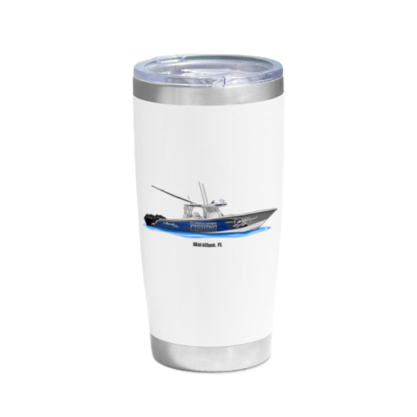 FSFTV 20 oz. Stainless Steel Boat Tumbler