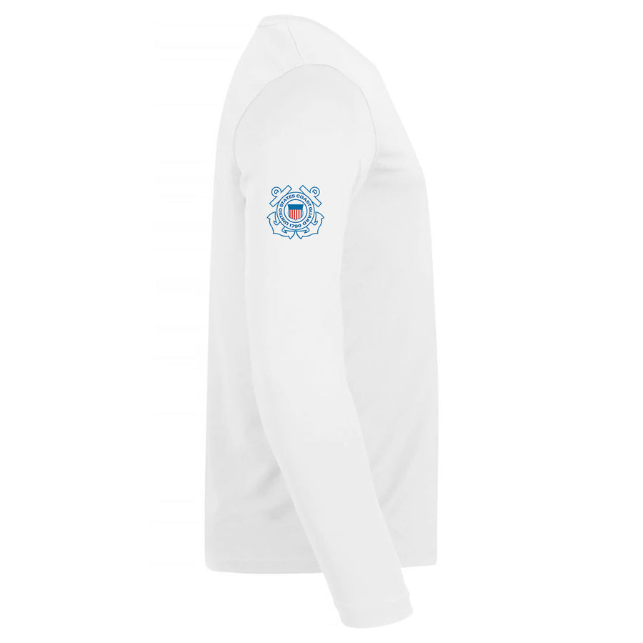 Custom Armed Forces Crest Dri-Fit Boat Shirts - Long Sleeve