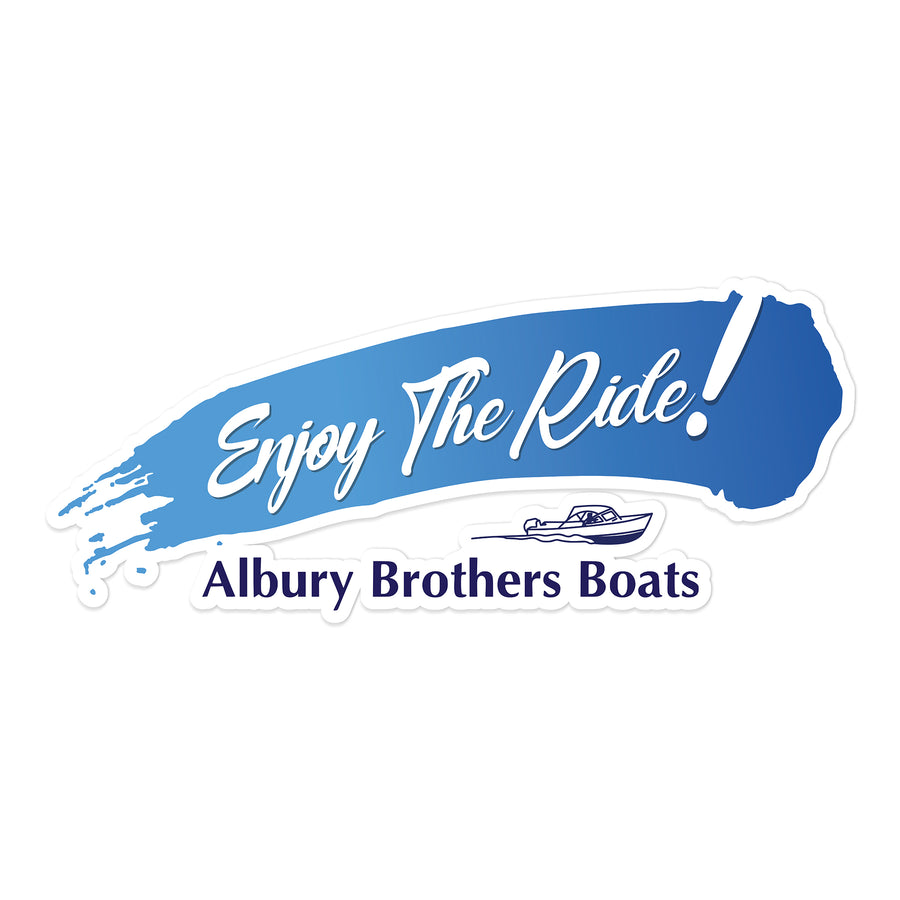 Albury Kiss-Cut Logo Stickers